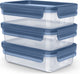 Tefal masterseal - vershouddozenset - 3-delig - 0.8l - blauw - 100% lekvrij