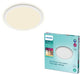 Philips led philips superslim badkamer plafondlamp - wit - rond - 15 w
