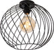 Lucide danza - plafonnière (plafondlamp) - ø 40 cm - 1xe27 - zwart