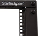 Startech .com 12u open-frame serverrack met 4 stijlen met verstelbare diepte incl. zwenkwielen stelpoten en kabelhaken