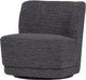 Woood atty draaifauteuil - grove melange - grijs - 75x74x65
