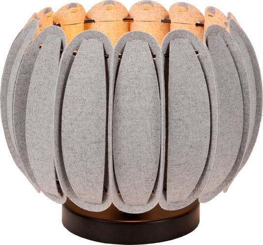 Lucide spencer - tafellamp - ø 30 cm - 1xe27 - grijs