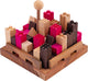Longfield castel puzzle – houten breinbreker – acaciahout – 11 stukken – burcht puzzelspel – engelhart