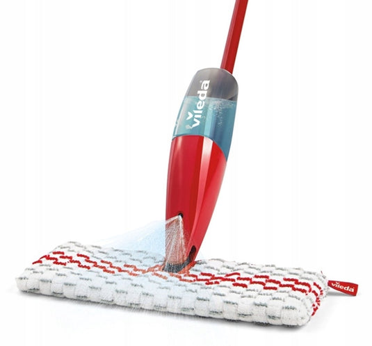 Vileda spray clean - dweil met tank - rood