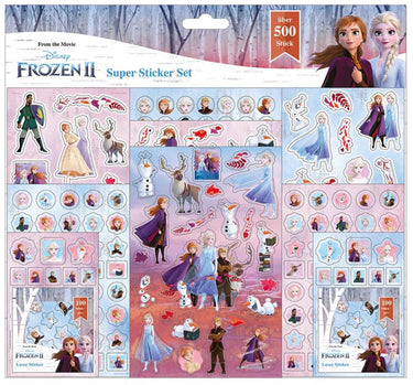 Merkloos sans marque super stickerset disney frozen, 500dlg.