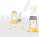 Medela classic personalfit flex dubbele afkolfset - voor elektrische borstkolven compatibel met freestyle, swing maxi