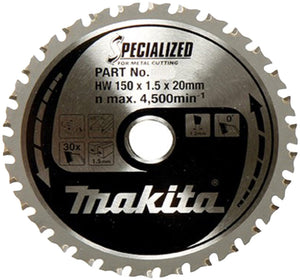 Makita cirkelzaagblad voor metaal | specialized | ø 150mm asgat 20mm 32t - b-47036