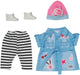 Baby born deluxe jeansjurk - poppenkleding 43 cm