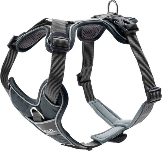 Hunter harnas divo grijs grijs - hondentuig - l 72-100 cm