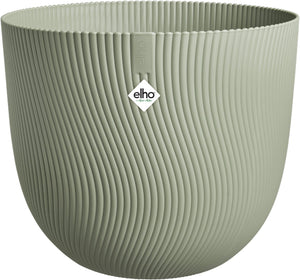 Elho sereh rond 40 - bloempot voor binnen buiten - 100% gerecycled plastic - ø 39.0 x h 33.3 cm - scandinavisch groen