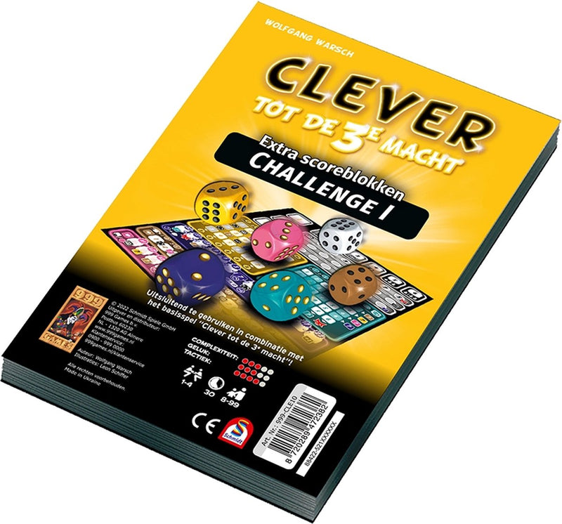 Load image into Gallery viewer, 999games 999 games scoreblokken clever tot de 3e macht challenge
