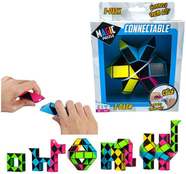 Magic puzzle connectable puzzel 3 pack behendigheidsspel kinderen.