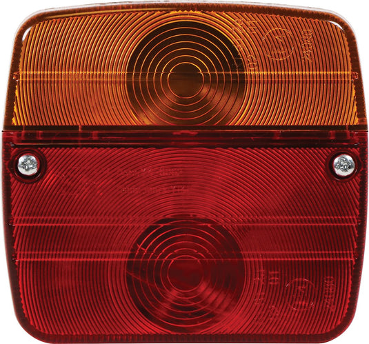 Carpoint achterlicht - 12volt - 4 functies – achterlicht, remlicht, richtingaanwijzer nummerplaat verlichting - zowel links als rechts te monteren - schroefbevestiging - afmeting 11x10x5cm