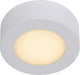 Lucide brice-led - plafonnière (plafondlamp) badkamer - ø 11,7 cm - led dimbaar - 1x8w 3000k - ip44 - wit