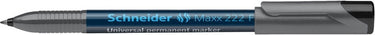 Schneider schrijfwaren universele marker schneider maxx 222 f permanent zwart doos met 10 stuks