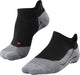Falke tk5 invisible anti-blaar dun wol functioneel materiaal wandelsokken heren zwart - maat 39-41