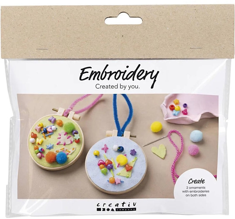 Afbeelding laden in galerijviewer, Creativ company mini hobbyset borduurwerk fantasie
