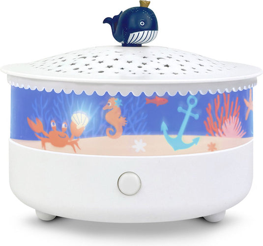 Trousselier sterrenprojector oceaan met muziek en huilsensor – betoverende sterrenhemel voor je kleintje, automatische uitschakeling en usb-kabel inbegrepen