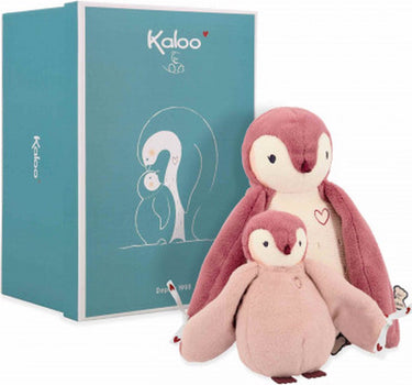 Kaloo complices – pinguin roze met kusjesdoek