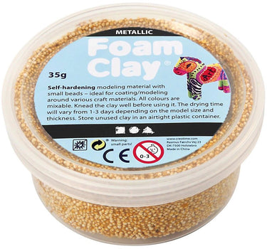 Foam clay http: www.cchobby.nl foam-clayr-metallic-goud-35-gr-1-doosje