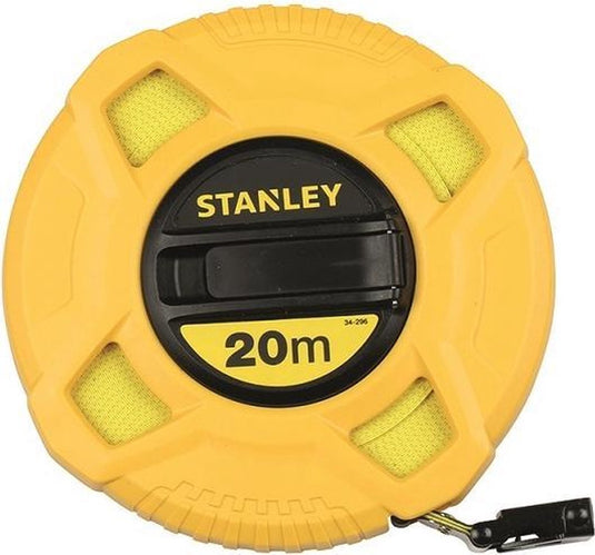 Stanley landmeter fiberglas 20m - 12.7mm gesloten kast - 0-34-296