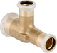 Geberit mapress c staal t stuk messing gereduceerd 28x22x22mm silicone vrije uitvoering
