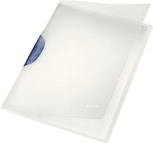 Leitz klemhechtmap colorclip magic, din a4, pp, donkergrijze clip