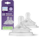 Philips avent natuurlijke zuigreflex – snelheid 5, 6+ maanden, 2 stuks - scy965 02 - flesspenen