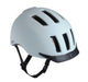 Bbb cycling grid fietshelm met verlichting - volwassenen - e-bike en stadsfiets - mat grijs wit - maat l - bhe-161