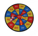 Eddy toys dartbord klittenband 36 cm 5-delig
