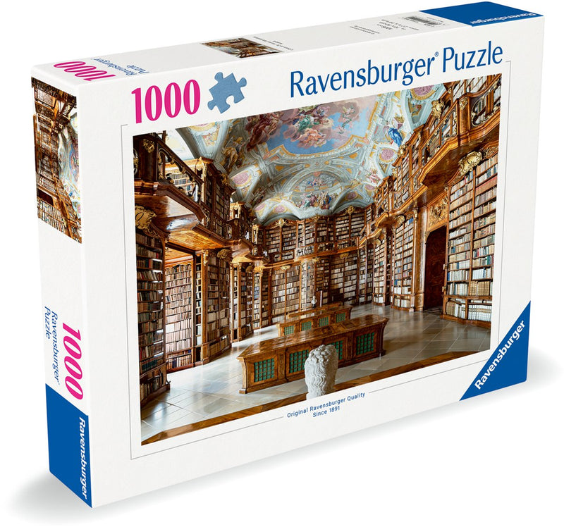 Load image into Gallery viewer, Ravensburger st. florian monastary oostenrijk public library puzzel (1000 stukjes)
