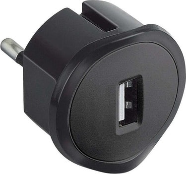 Legrand usb lader - 1,5a - 5v - zwart