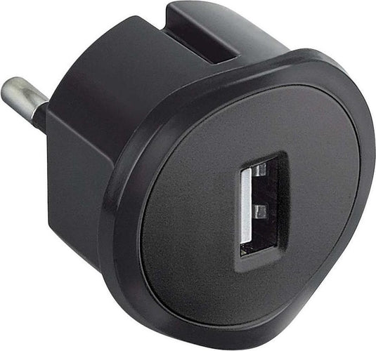 Legrand usb lader - 1,5a - 5v - zwart