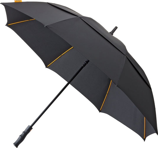 Falcone - luxe paraplu - ø 130 cm - windproof glasfiber frame - zwart
