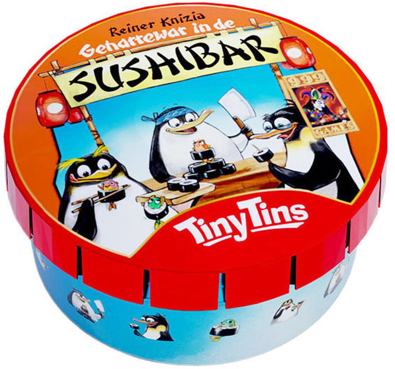 Load image into Gallery viewer, 999games 999 games tiny tins geharrewar in de sushibar - dobbelspel

