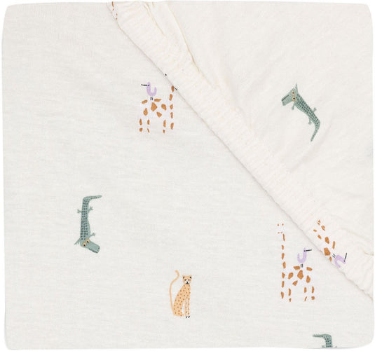 Jollein jungle jambo hoeslaken - 60 x 120 cm - jersey