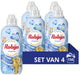 Robijn - wasverzachter - morgenfris - 4 flessen -156 wasbeurten - voordeelverpakking
