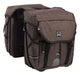 Willex bagagetas 1200 - dubbele fietstas - 28 liter - bruin