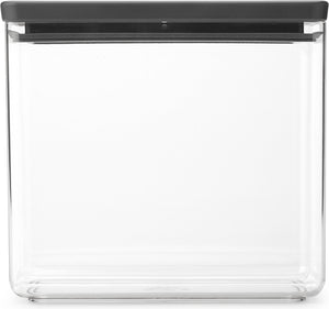 Brabantia tasty+ voorraadbus - stapelbaar - 3,5 l - dark grey