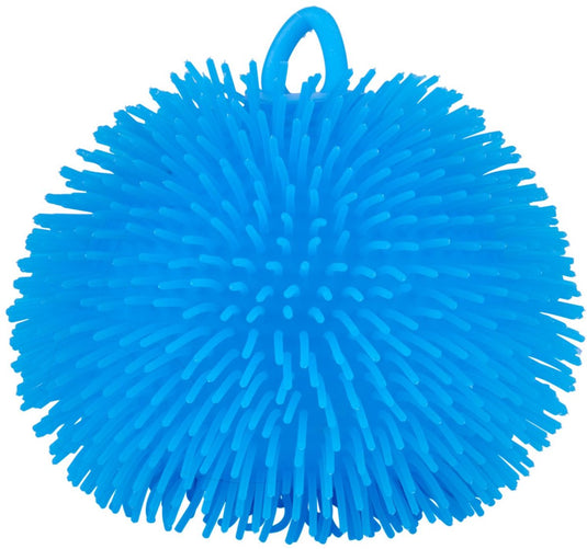 Eddy toys pufferbal ø12 cm - knijpbal voor kinderen - zachte sensorische bal - speelbal met flexibele sprieten - assorti kleuren