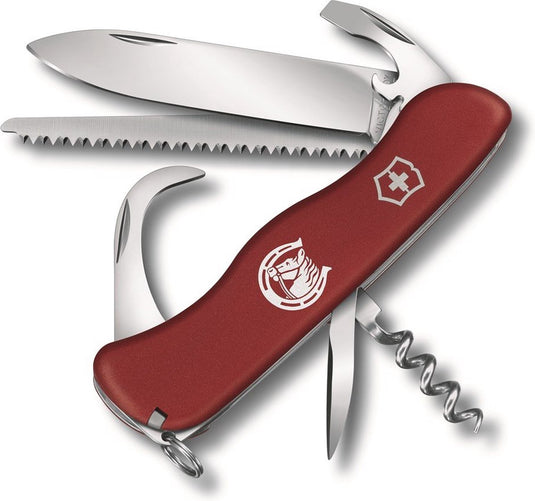 Victorinox equestrian red zwitsers zakmes - 12 functies - rood
