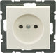 Berker s1 inbouw wandcontactdoos (wcd) 1-voudig polar wit