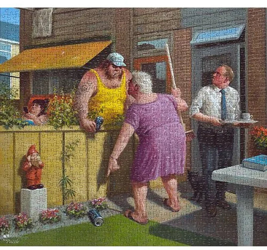 Marius van dokkum puzzel de druppel - limited edition kunstwerk - 1000 st