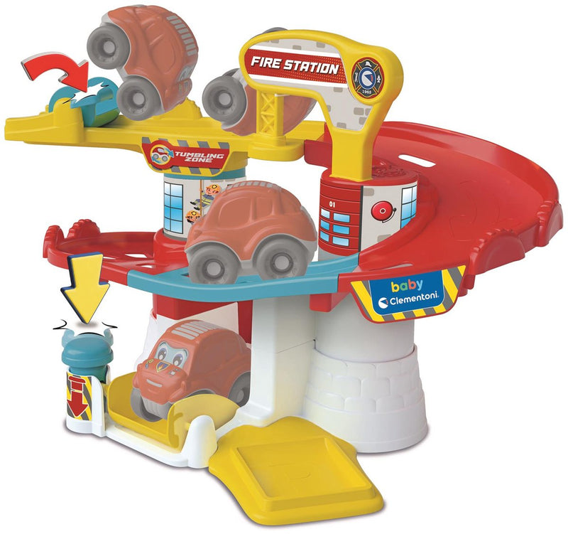 Load image into Gallery viewer, Clementoni baby brandweerkazerne met auto
