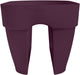 Elho vibia campana flower bridge 60 - balkonbak met ophanging - 100% gerecycled plastic - l 59 x b 26 x h 22 cm - esdoorn paars