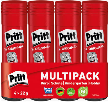 Pritt lijmstift 22 g pk6mp 4 stuk(s)