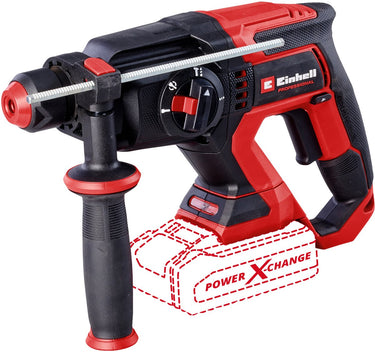 Einhell professional accu boorhamer tp-hd 18 22 d li bl solo - power x-change - 18 v li-ion - 2.3 j - pneumatisch slagwerk - sds plus - 4-functies - incl. e-box - excl. accu en lader