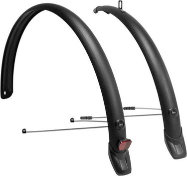 Xlc mg-f06 spatbord stadfiets set - 28 inch 51 mm - pvc - geschikt voor stad tour fiets