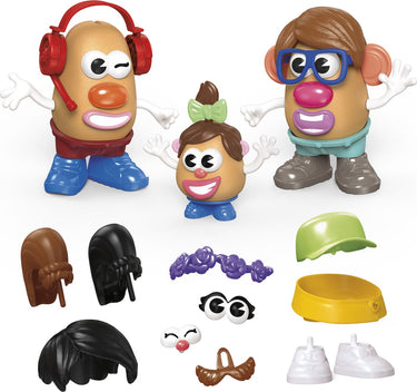 Potato head set de potato familie met 44 onderdelen, creatief kleuterspeelgoed voor peuters, voor meisjes en jongens, feest