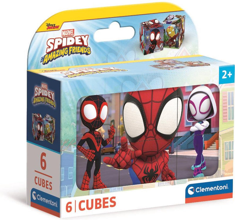 Load image into Gallery viewer, Clementoni blokpuzzel spidey and his amazing friends, 6st.

